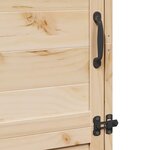 vidaXL Abri de jardin avec toit Naturel 59 5 x 56 x 176 5 cm