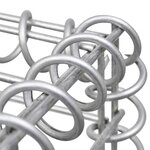 vidaXL Mur en gabion avec couvercle Acier galvanisé 600 x 50 x 200 cm