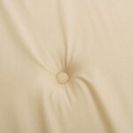 vidaXL Coussins de chaise jardin lot de 6 beige 40x40x3cm tissu oxford