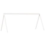 vidaXL Lit superposé avec échelle et toit sans matelas blanc 90x200 cm
