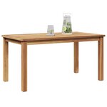 vidaXL Table basse Marron 90 x 50 x 45 5 cm Bois de teck massif