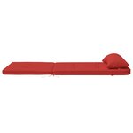 vidaXL Coussins de chaise adirondack lot de 2 rouge tissu oxford