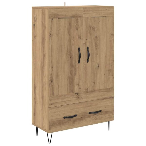 vidaXL Haut Armoire avec tiroir Chêne artisanal 69 5 x 31 x 115 cm