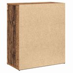 vidaXL Haut Armoire Montage mural 2 Pièces Bois ancien 60 x 31 x 70 cm