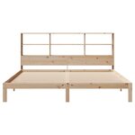 vidaXL Lit bibliothèque sans matelas 180x200 cm bois massif de pin