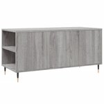 vidaXL Table basse sonoma gris 102x44 5x50 cm bois d'ingénierie