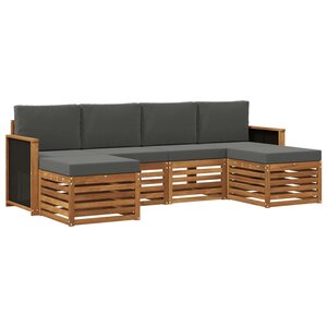 vidaXL Ensemble de canapés d'extérieur 5 pc