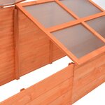vidaXL Serre Bois 180x57x62 cm