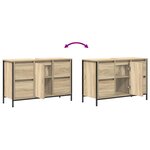 vidaXL Meuble sous-vasque avec tiroirs chêne sonoma 90x34 5x60 cm