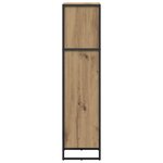 vidaXL Bibliothèque Chêne artisan 80 x 30 x 155 cm Bois d'ingénierie