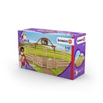 Schleich 42434 - Horse Club Pré pour chevaux avec portail