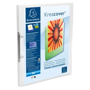 Classeur 2 anneaux 15mm polypropylène chromaline 5/10e Krea Cover - A4 x 20 EXACOMPTA