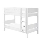 Flexa WHITE Kit pieces medianes et echelle droite pour lit superpose Blanc