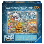 Escape puzzle kids - le parc d'attractions - ravensburger - puzzle escape game 368 pieces - des 9 ans