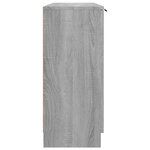 vidaXL Buffet Sonoma gris 90 5x30x70 cm Bois d'ingénierie