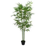 vidaXL Arbre en Bambou Artificiel 2 Pièces Vert 45 x 18 x 175 cm