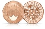 Pièce de monnaie 5 euro Autriche 2025 – Championne du monde de ski