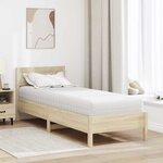 vidaXL Matelas Blanc 80 x 200 cm Ressort ensaché