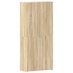 vidaXL Meuble à chaussures Chêne Sonoma 80x35 5x180 cm Bois d'ingénierie