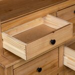 vidaXL Buffet haut 93x40 5x180 cm Pin Gamme Panama