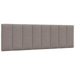 vidaXL Cadre de lit sans matelas Hanko taupe 160x200 cm tissu