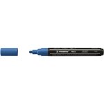 Marqueur pointe moyenne FREE acrylic T300 bleu foncé x 5 STABILO