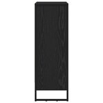 vidaXL Bibliothèque Chêne noir 80 x 30 x 155 cm Bois d'ingénierie