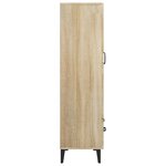 vidaXL Buffet haut Chêne sonoma 70x31x115 cm Bois d'ingénierie