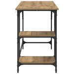 vidaXL Bureau Chêne artisanal 120 x 50 x 75 cm Bois d'ingénierie
