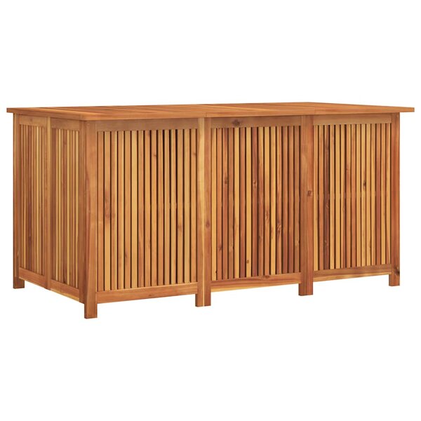 vidaXL Boîte de rangement de jardin 150x80x75 cm bois massif d'acacia