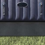 vidaXL Tapis de piscine Noir 420 x 220 cm Géotextile en polyester