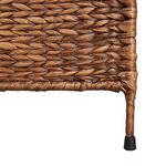 vidaXL Cloison de séparation 3 panneaux marron hyacinthe d'eau