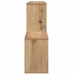 vidaXL Étagère murale chêne artisanal 100x18x53 cm bois d'ingénierie