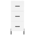 vidaXL Buffet haut Blanc 34 5x34x180 cm Bois d'ingénierie