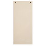 Paquet 100 Fiches Intercalaires Horizontales Unies Perforées Forever - 105x240mm - Ivoire - X 12 - Exacompta