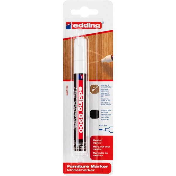 Marqueur pour meuble 8900 blister de 1 noyer antique 1 5-2 mm EDDING