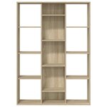 vidaXL Séparateur de pièce/Bibliothèque Chêne sonoma 100x24x140 cm