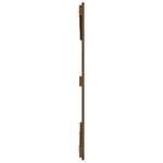 vidaXL Tête de lit murale Marron miel 147x3x90 cm Bois massif de pin