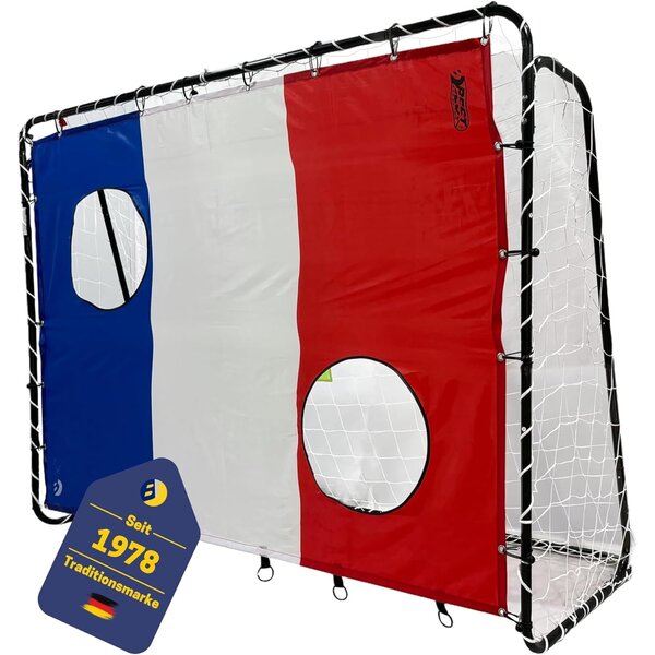 Best Sporting 11053-11061 - But de football 213 x 152 x 76 cm en noir avec cible de tir "France"
