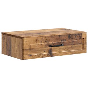 vidaXL Table d'appoint murale Bois ancien 59 x 34 5 x 17 cm