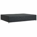 vidaXL Housse pour mobilier d'extérieur Noir 350 x 260 x 90 cm 600D