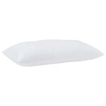 vidaXL Duvet d'été simple avec oreiller 2 Pièces Blanc Microfibre