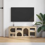 vidaXL Meuble TV Chêne Sonoma 100 x 35 x 40 cm Bois d'ingénierie