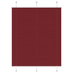 vidaXL Store plissé rouge bordeaux 110x100 cm largeur du tissu 109 4cm