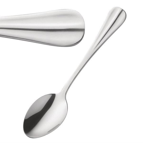 Cuillères de table pour restaurant en inox - lot de 12 - baguette amefa -  - inox 18/10 210x47x40mm