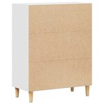 vidaXL Buffet Blanc 69 5x34x90 cm Bois d'ingénierie