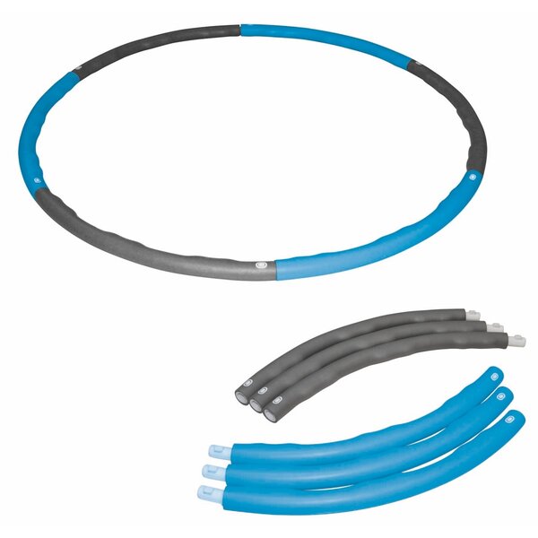 Best Sporting 861385 - Gymnastic Hula Hoop 100 cm - Bleu et Gris