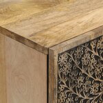 vidaXL Armoire latérale 60x33x75 cm bois massif de manguier