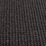 vidaXL Tapis Sisal naturel 80x300 cm Noir