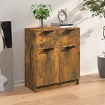 vidaXL Buffet Chêne fumé 60x30x70 cm Bois d'ingénierie